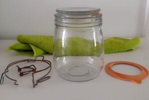 3 detachable parts of the canning jar