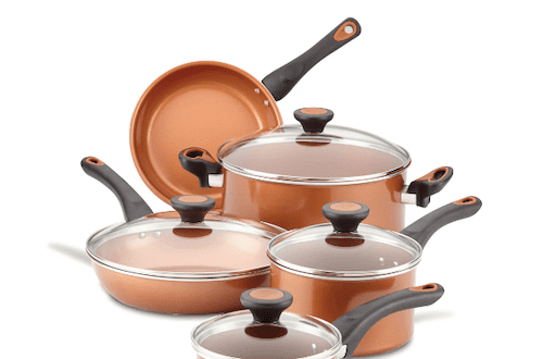 Ceramic Copper Cookware Set