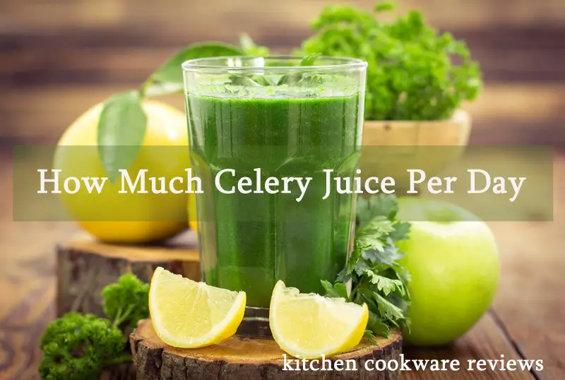 How much Celery Juice per day