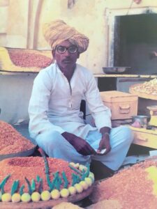 Indian in a spice market
